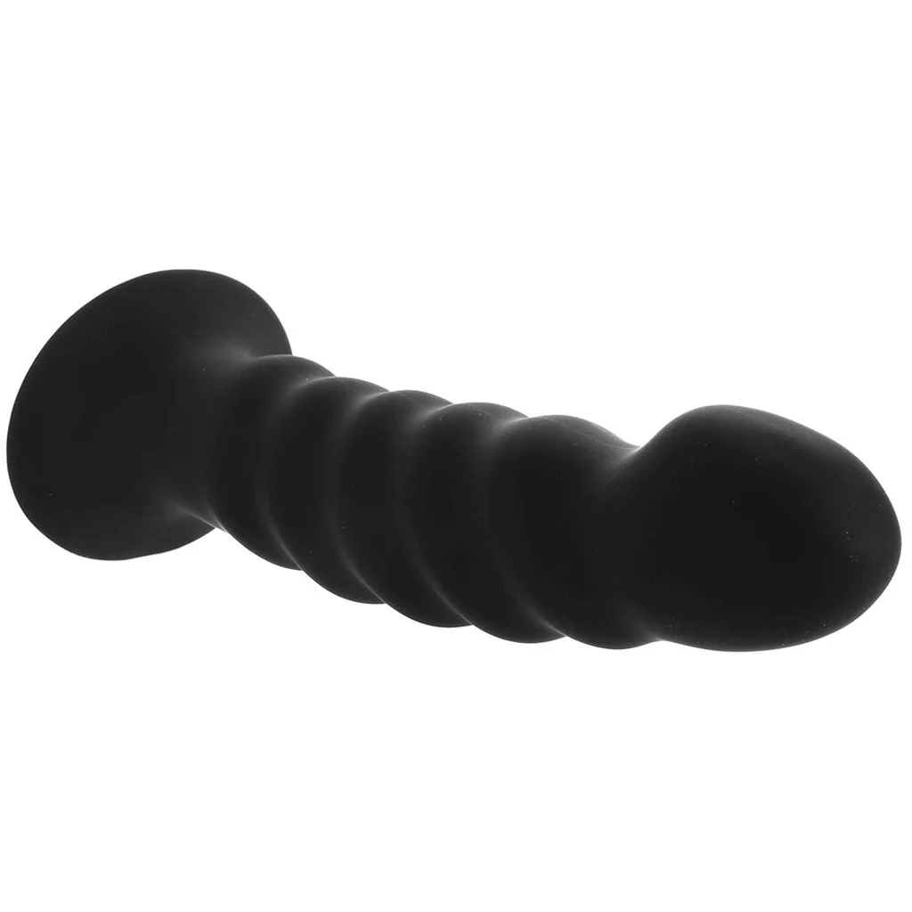 Kendall Silicone Dildo in Black - Image 2