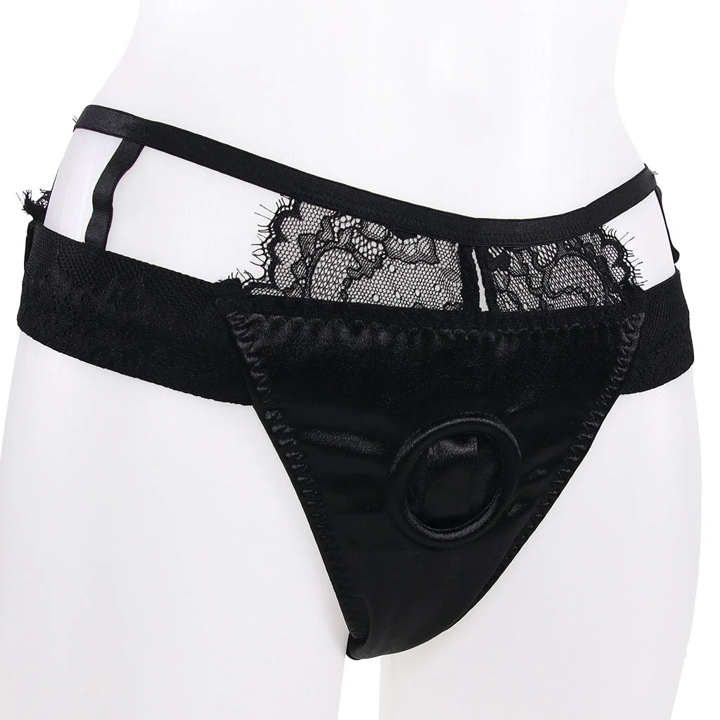 Bedroom Bliss Belle Panty Harness & Garter in Large – Image 2
