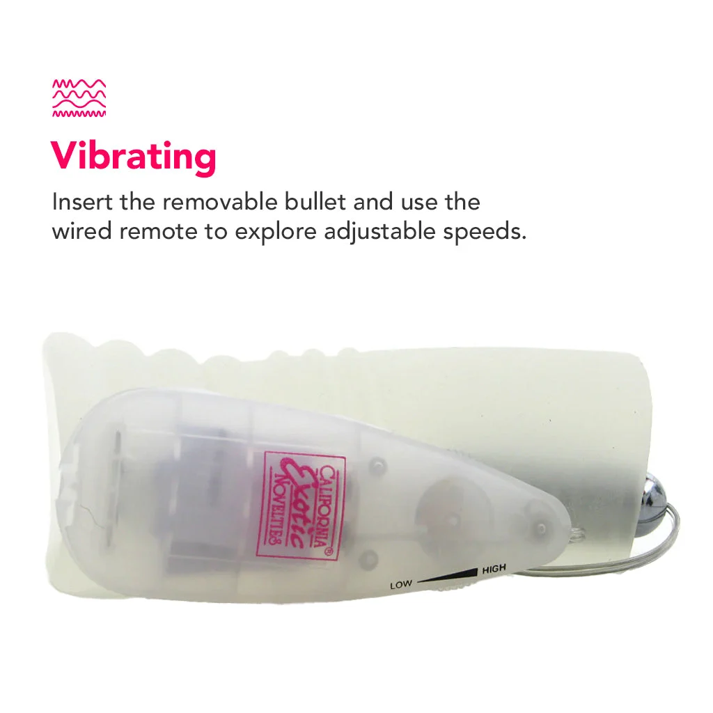 Vibrating Glow Super Head Honcho in White – Image 3