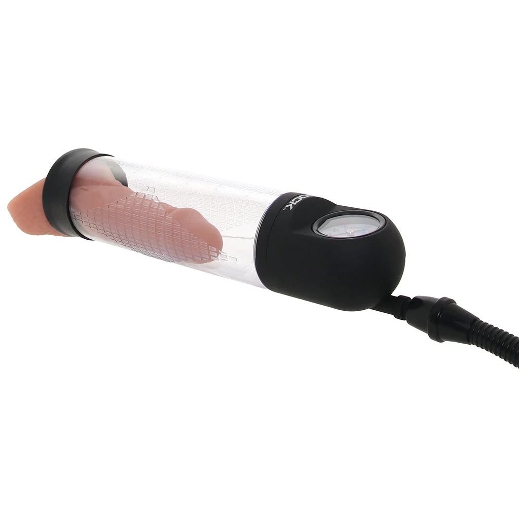 Jock Pump Up Bulb Penis Pump with Pressure Gauge – Image 3