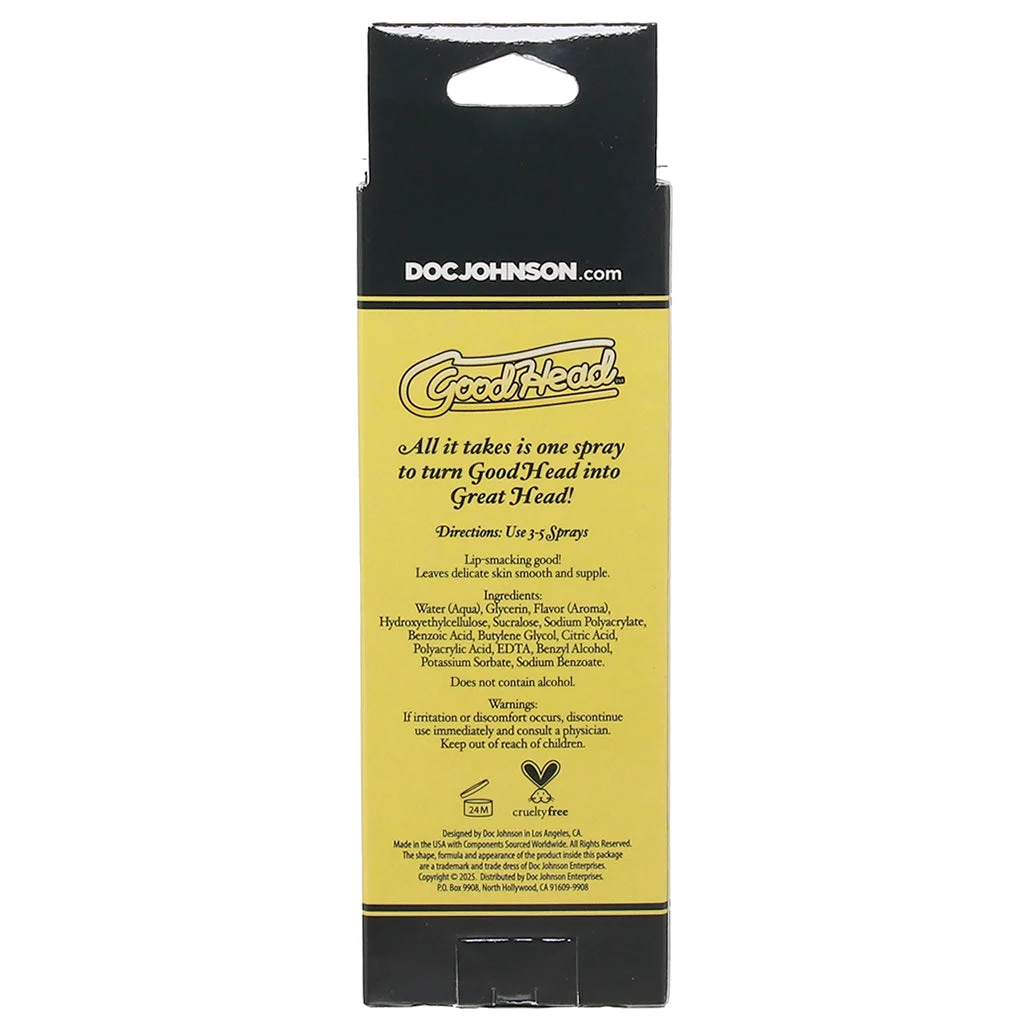 GoodHead Juicy Mouth Spray 2oz/59ml in Lemon Drop - Image 8