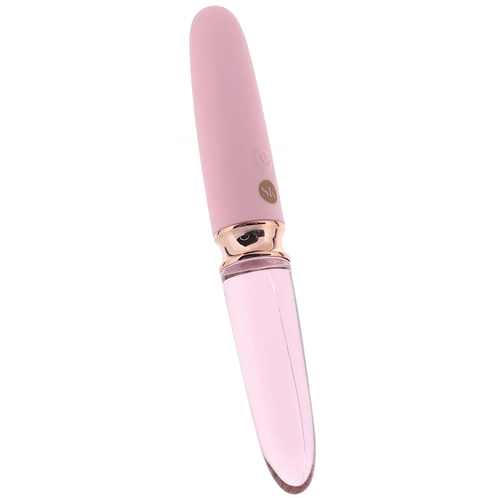Secret Kisses Lipstick Dual Ended Glass Vibe - Image 5