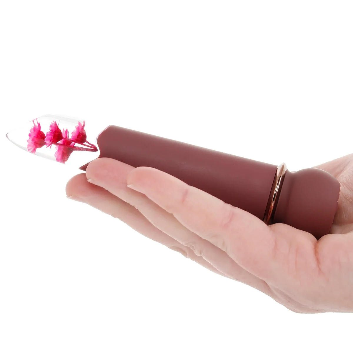 Flora Fiercely Powerful Bullet Vibe in Burgundy – Image 4