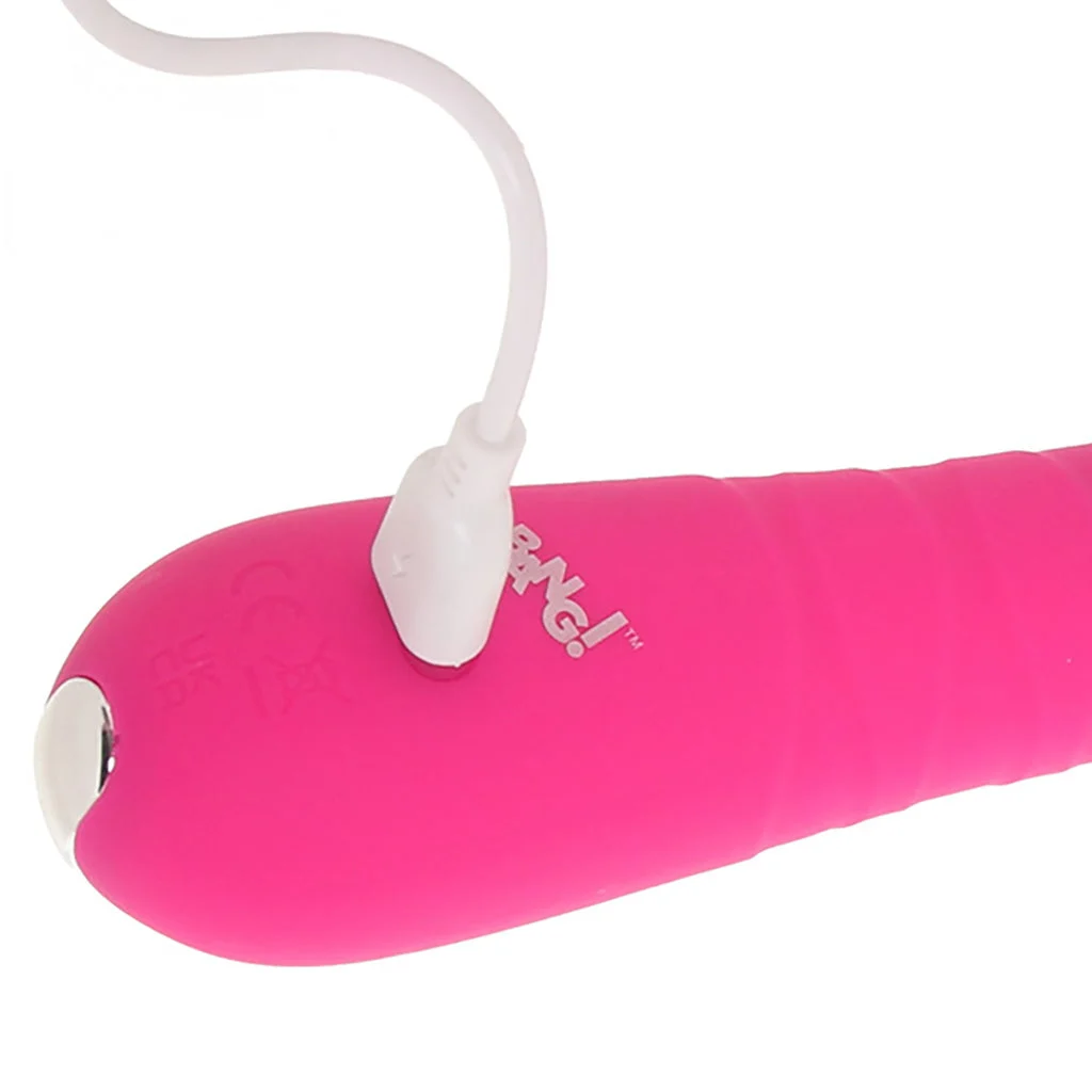 Bang! Thrusting Silicone Vibe in Pink – Image 8