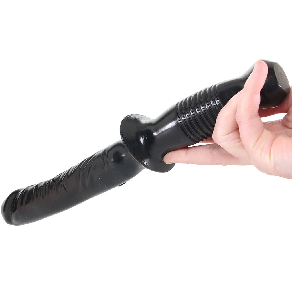 The Classic Manhandler Dildo in Black - Image 4