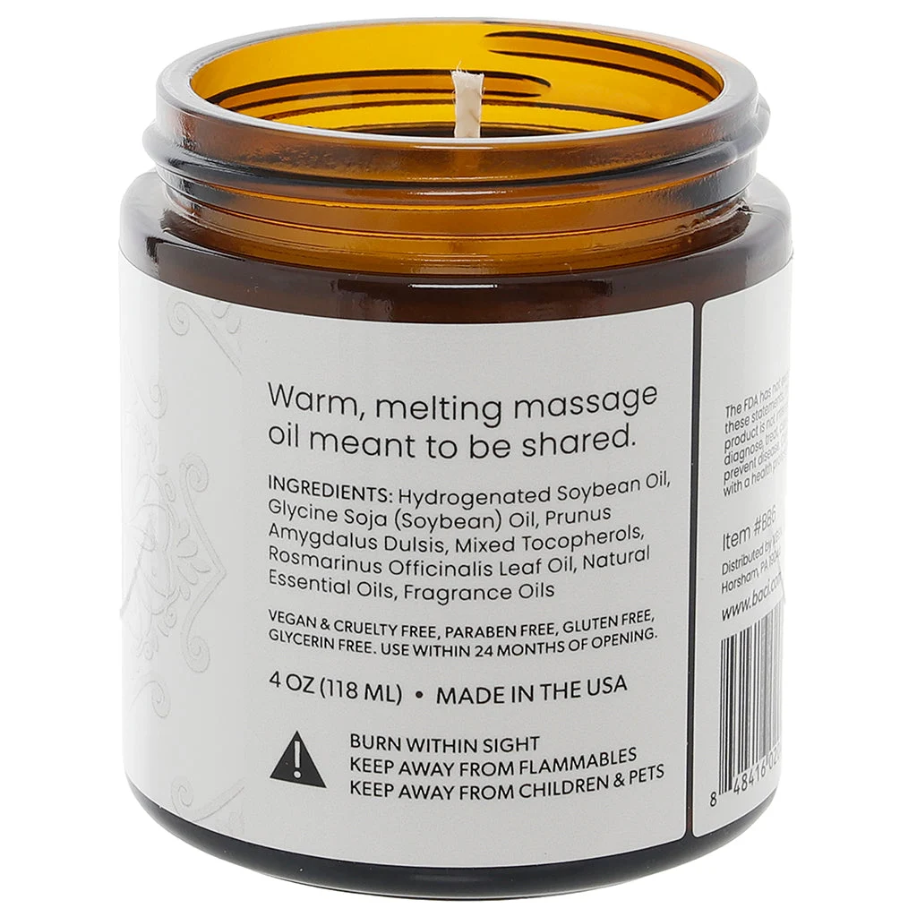 Bare Massage Candle 4oz/118ml in Plumeria - Image 6
