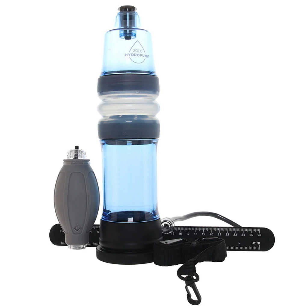 Zolo AquaPump Pro Penis Pump in Blue - Image 5