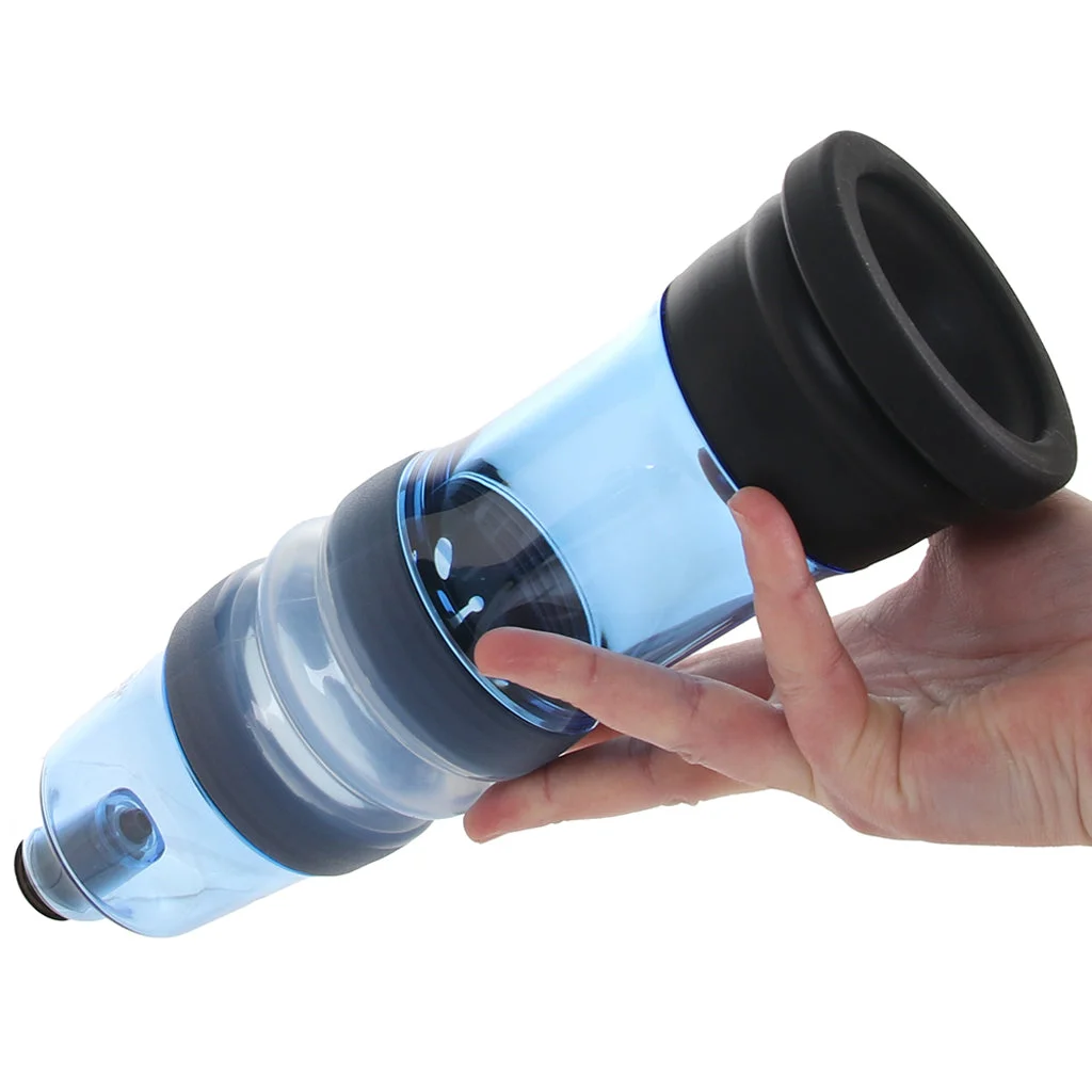 Zolo AquaPump Compact Auto Penis Pump in Blue – Image 4