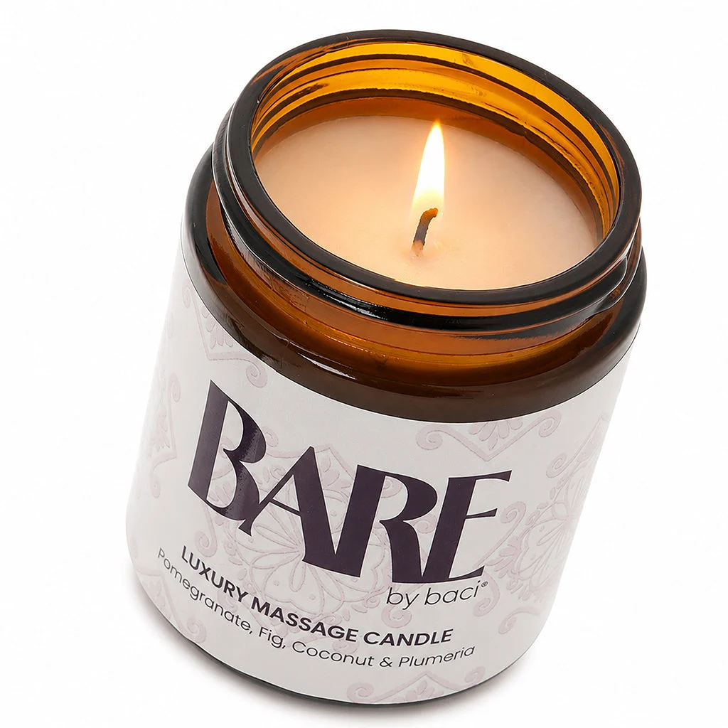 Bare Massage Candle 4oz/118ml in Plumeria - Image 8