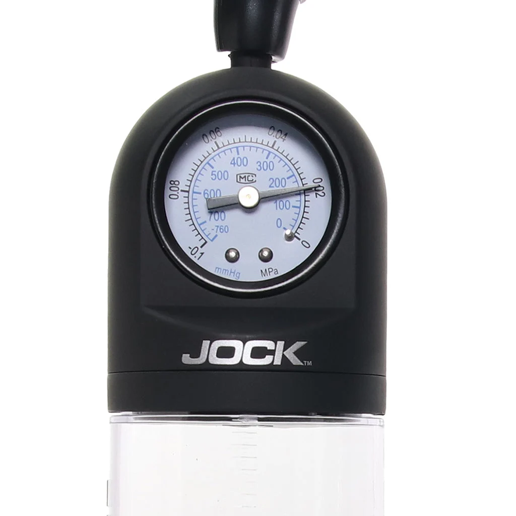 Jock Pump Up Bulb Penis Pump with Pressure Gauge – Image 6