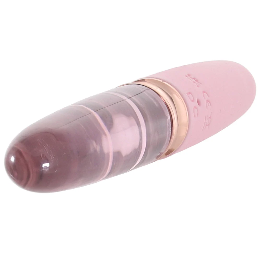 Secret Kisses Lipstick Dual Ended Glass Vibe - Image 2