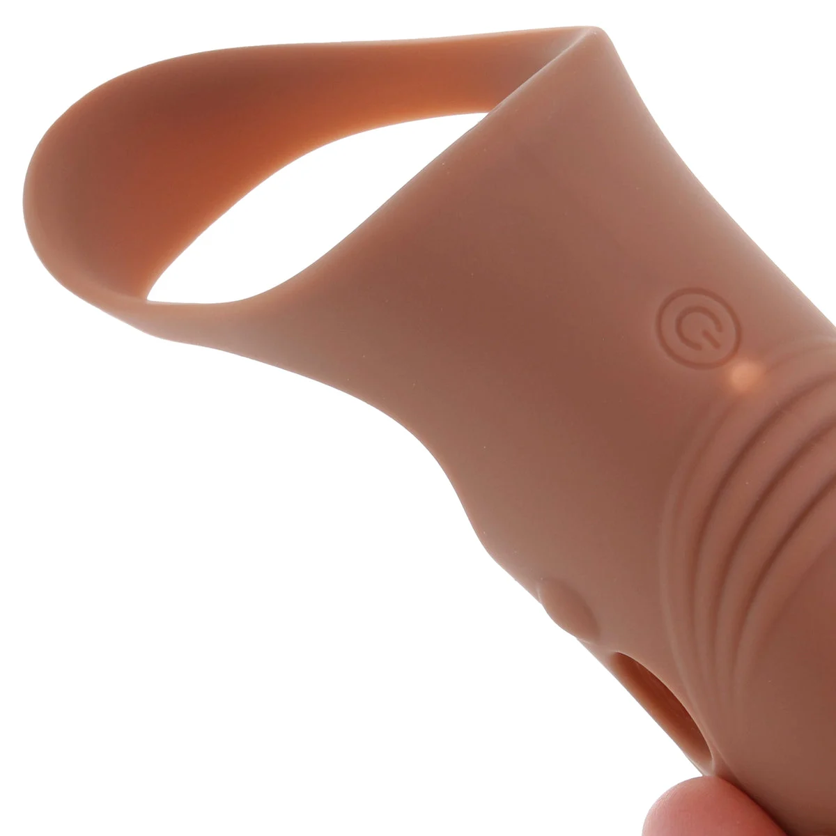 Performance Maxx Open-Ended Vibrating Penis Sleeve in Dark - Image 6