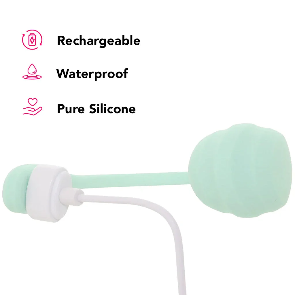 Satisfyer Smooth Petal Wearable Vibe in Mint – Image 7