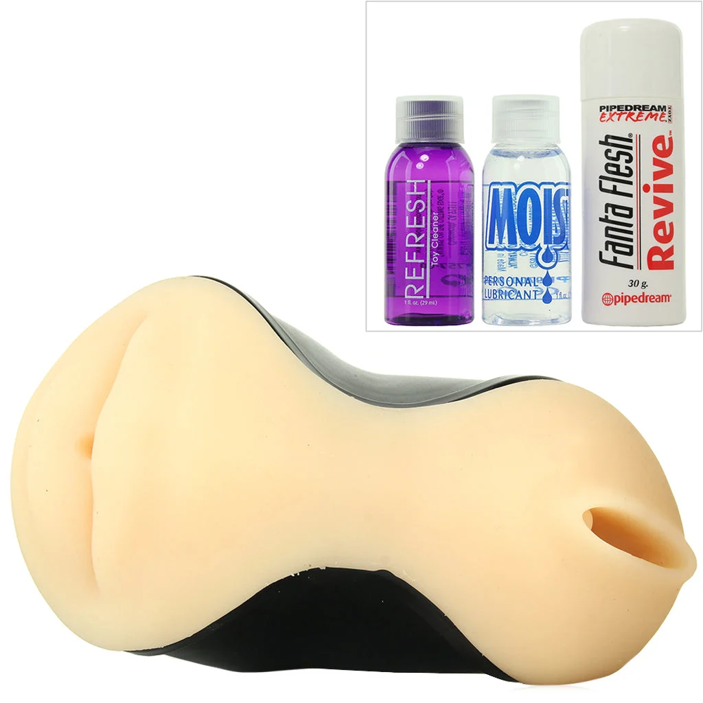 PDX Elite Double Penetration Vibrating Stroker - Image 2