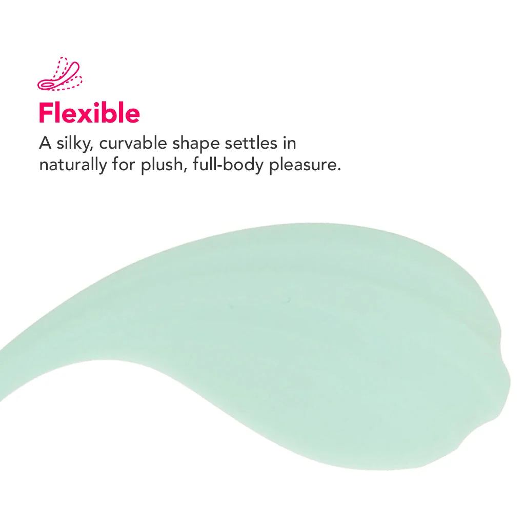 Satisfyer Smooth Petal Wearable Vibe in Mint – Image 6