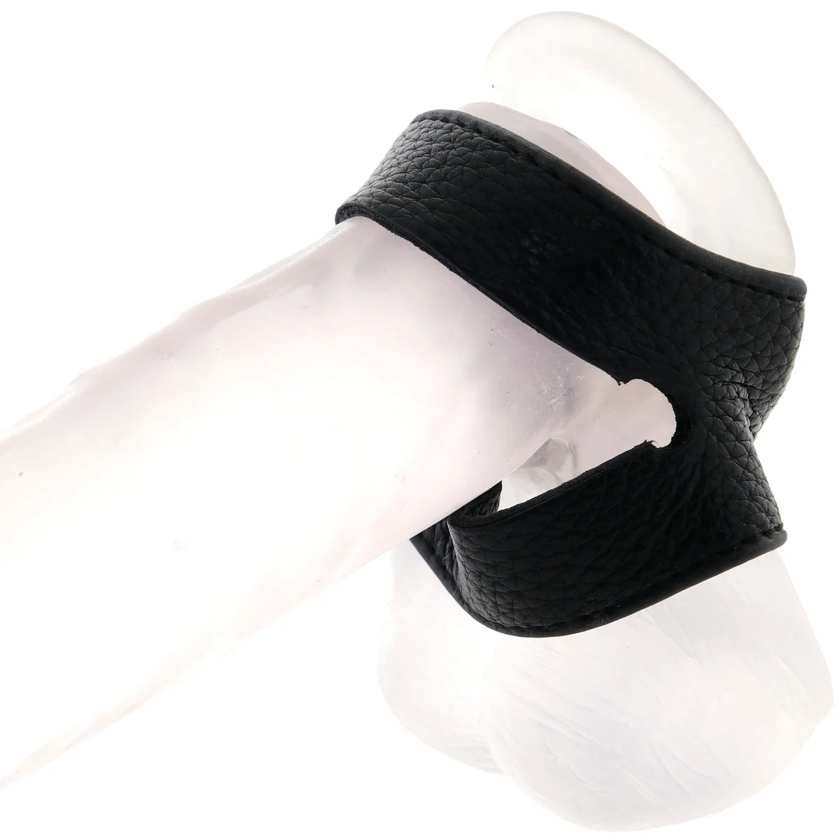 Blue Line 1.5 Inch Cock Ring with Ball Strap – Image 2