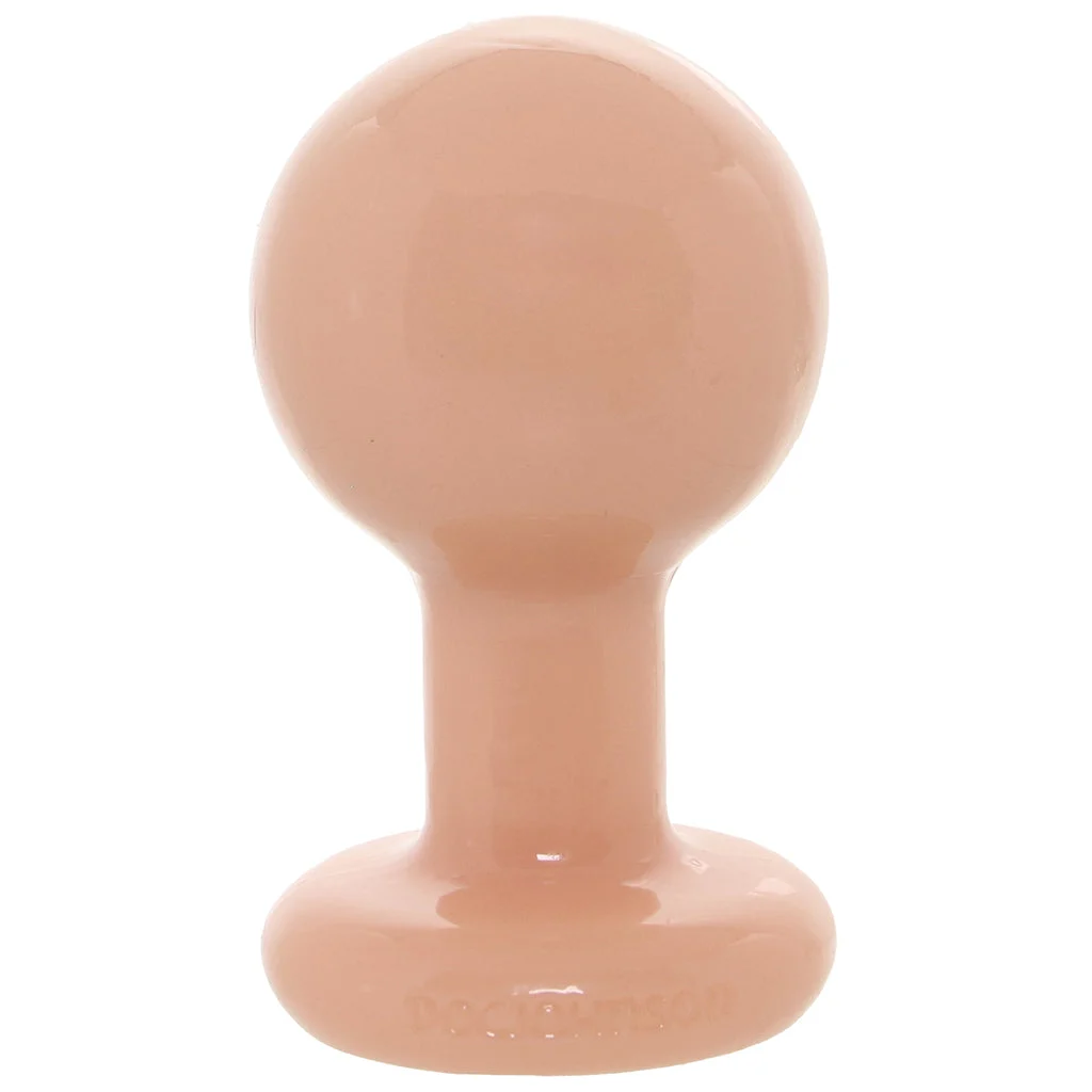 The Classic Medium Round Butt Plug in Cream
