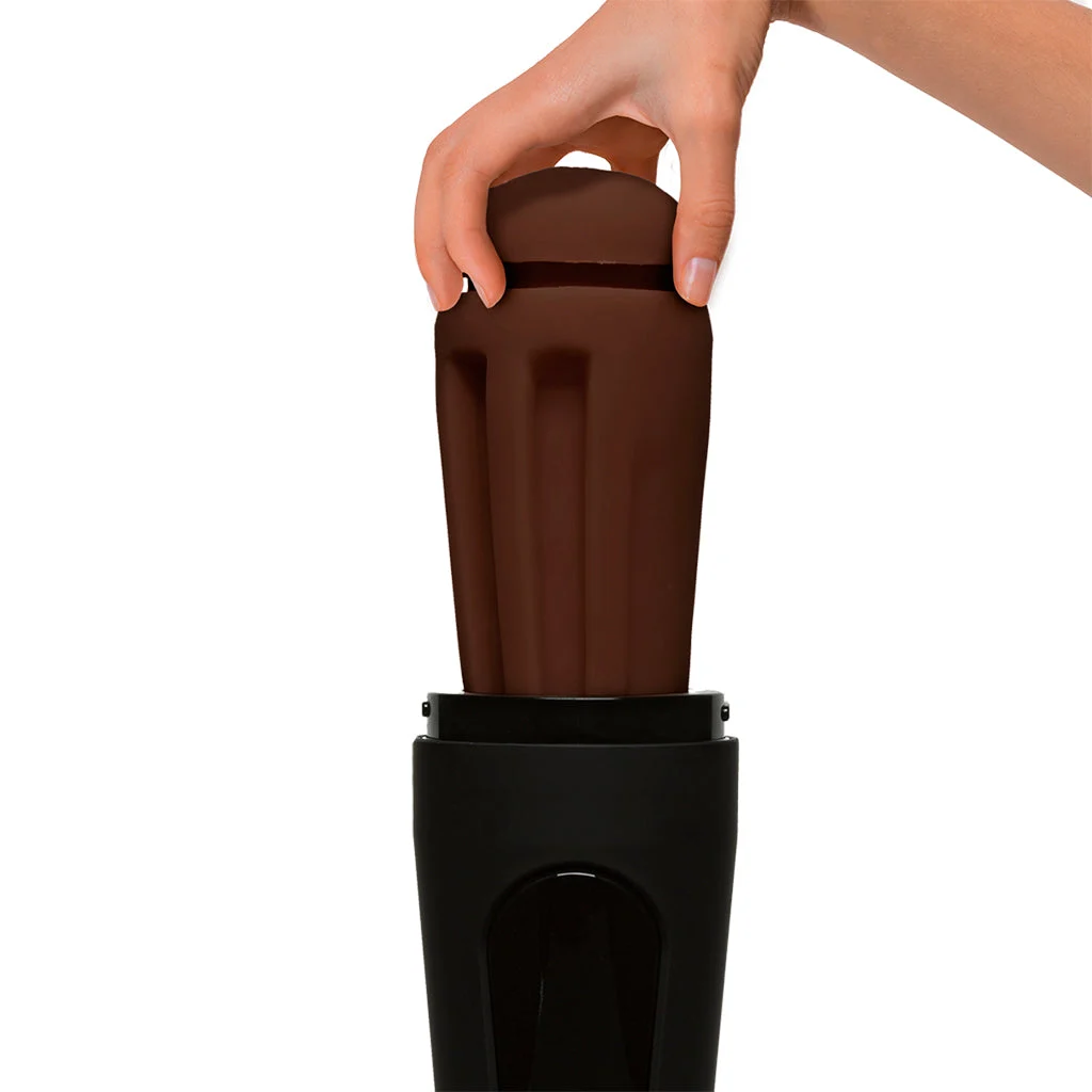 Main Squeeze Original ULTRASKYN Pussy Stroker in Chocolate - Image 8