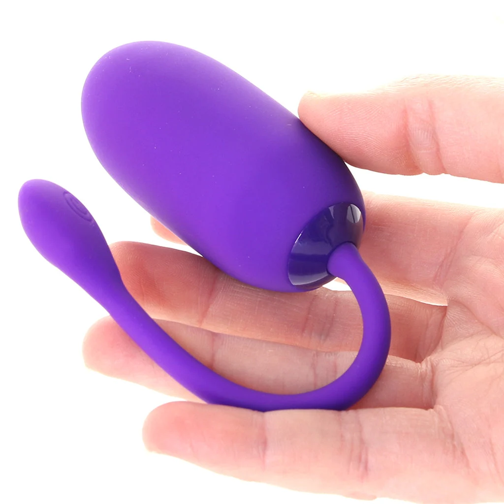 Starter Rechargeable Silicone Kegel Ball in Purple – Image 4