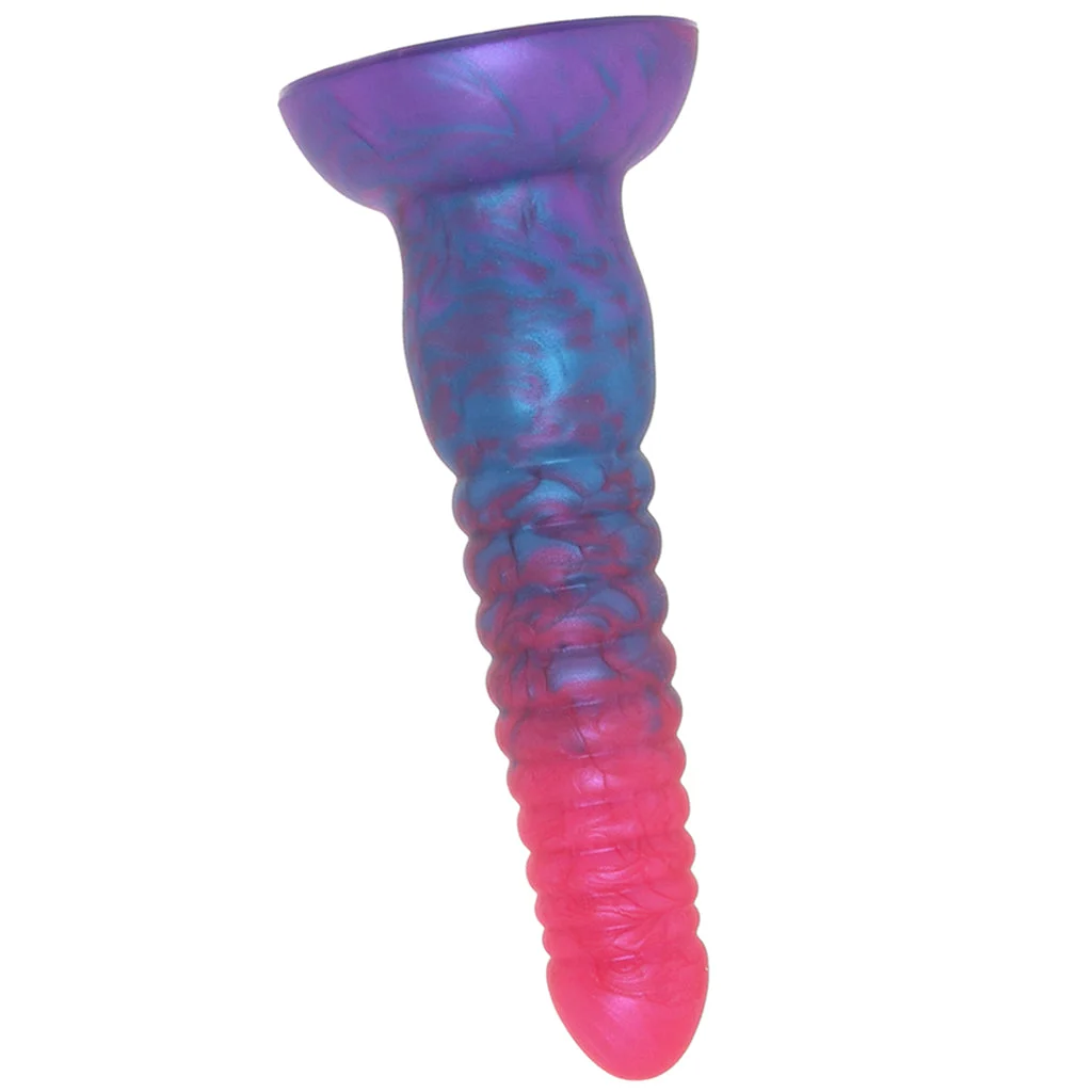 Colours Stacked 6 Inch Dildo in Pink/Blue - Image 3