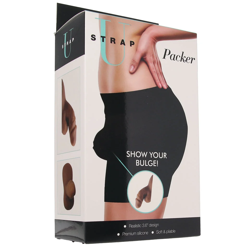 Strap U 3.6 Inch Silicone Packer in Tan – Image 6