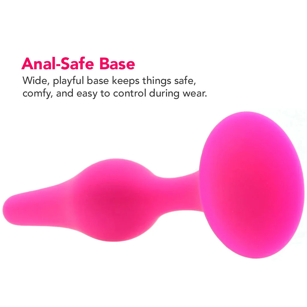 Luxe Beginner Silicone Butt Plug Kit in Pink - Image 5