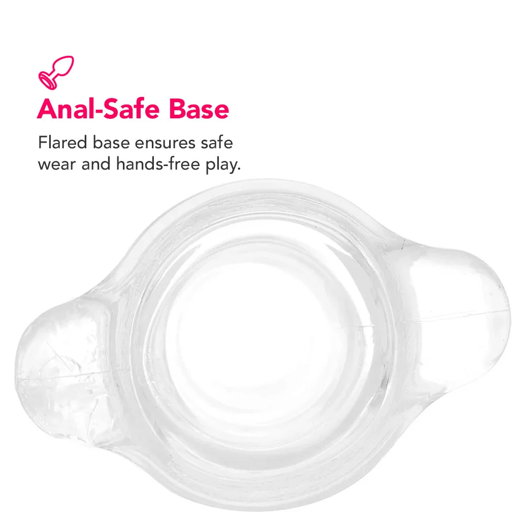Peephole Clear Hollow Anal Plug - Image 5