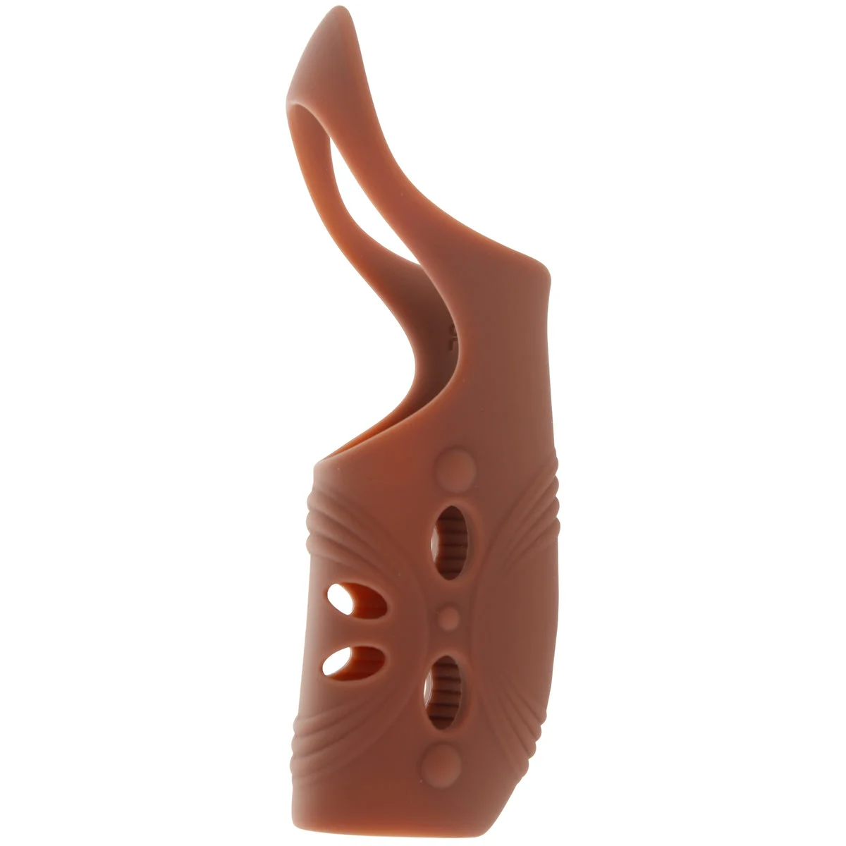 Performance Maxx Open-Ended Vibrating Penis Sleeve in Dark - Image 3
