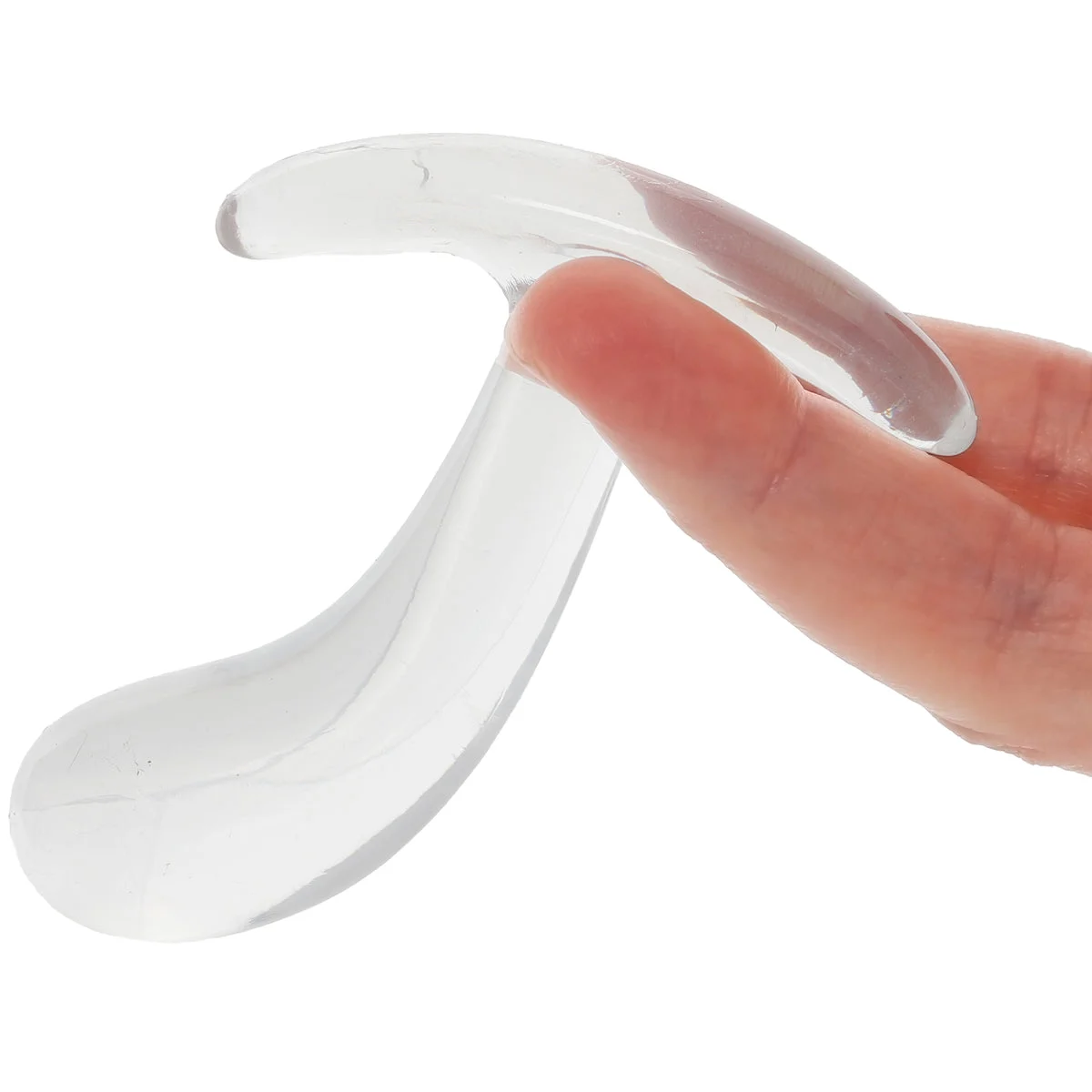 Crystal Jellies Curved Anal Trainer Set in Clear - Image 6