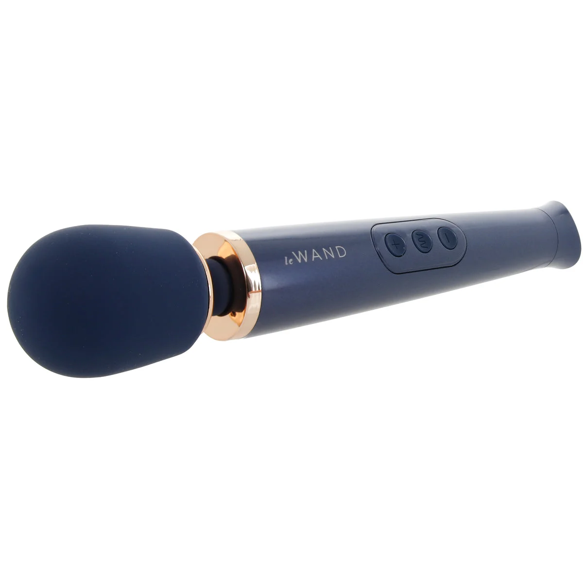 Le Wand Petite Vibrating Wand Massager in Navy - Image 6